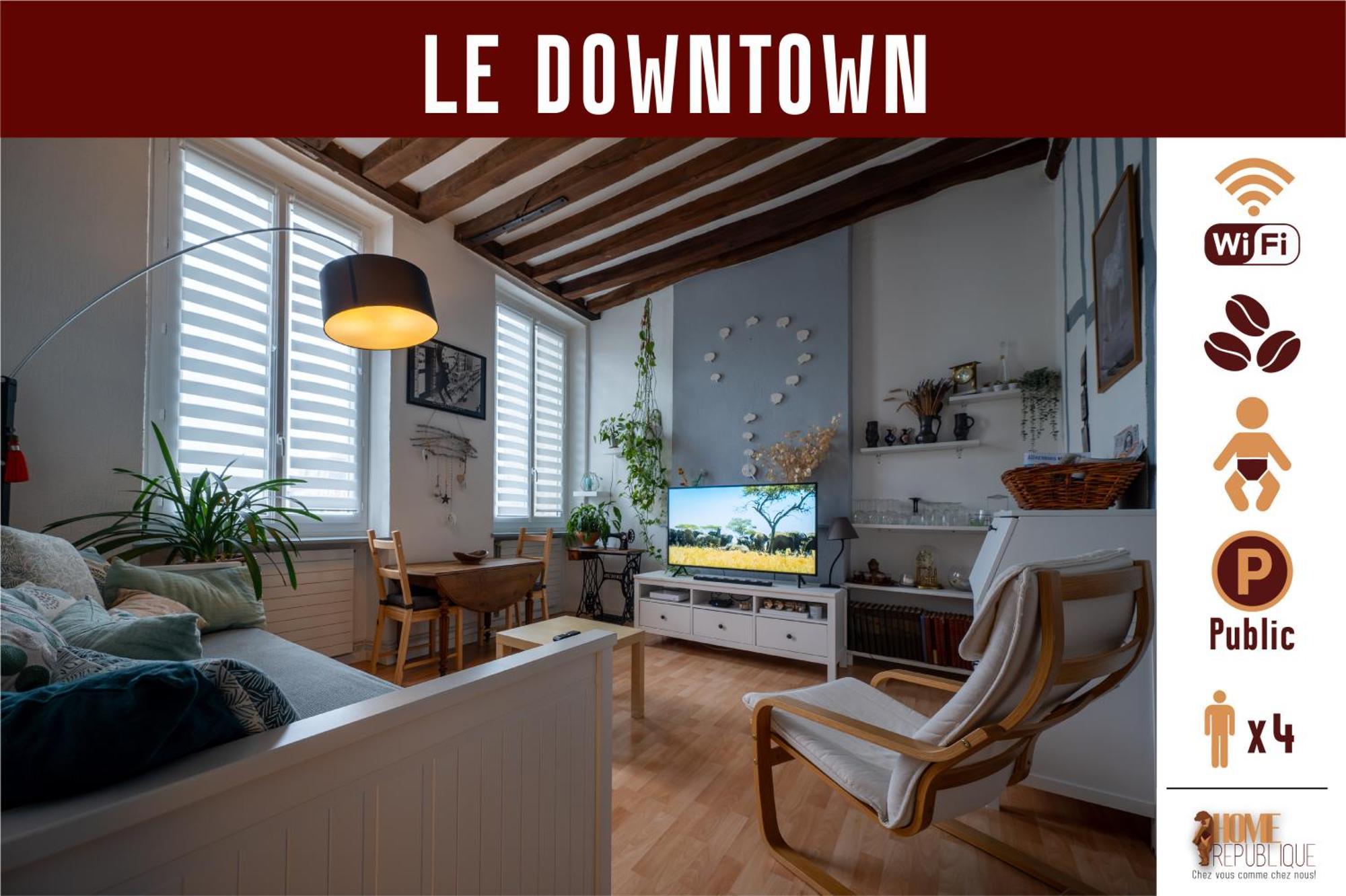 Apartment Le Downtown, Emplacement Ideal A Auxerre